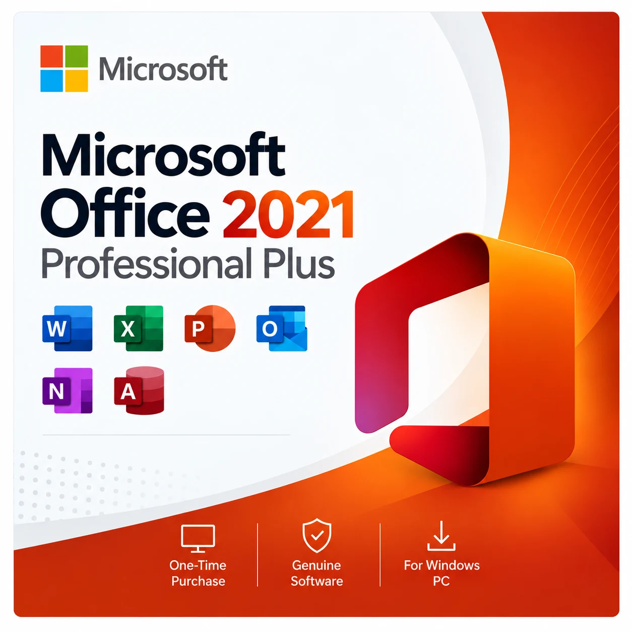 Microsoft Office Professional Plus 2021 – 1 PC License