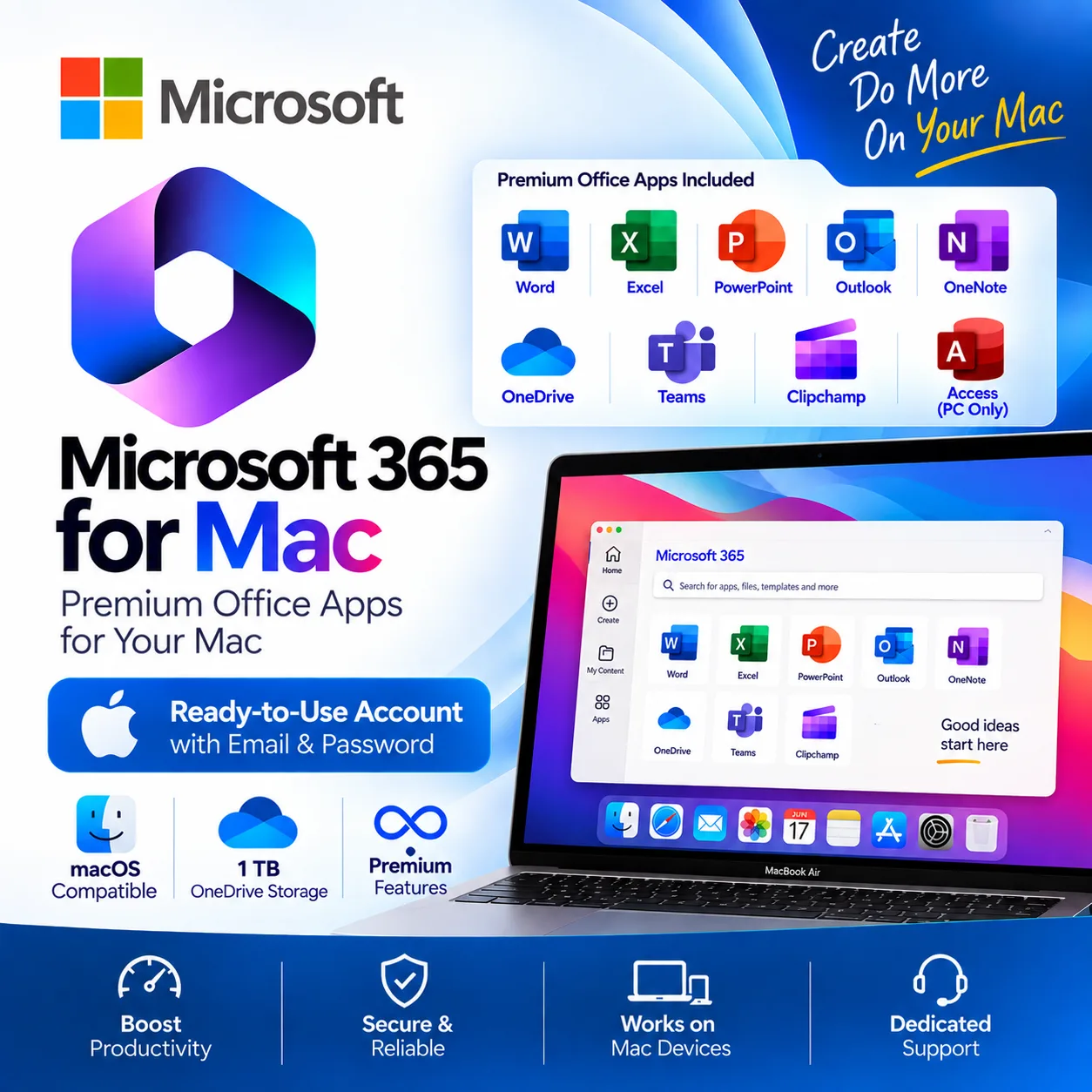 Microsoft 365 for Mac – Premium Office Apps