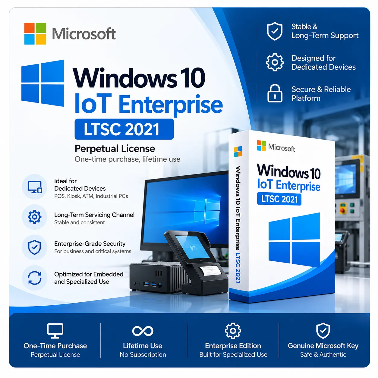 Windows 10 IoT Enterprise LTSC 2021 License Key
